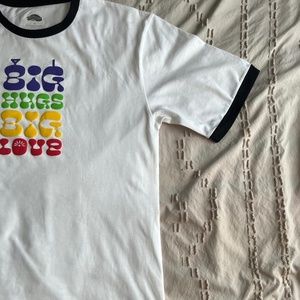 'Big Hugs Big Love' Teletubbies Oversized Pride T-Shirt